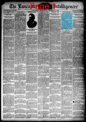 Page thumbnail for Lancaster Daily Intelligencer