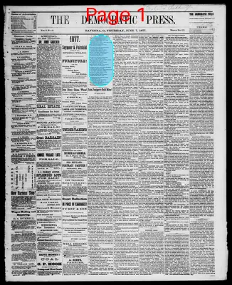 Page thumbnail for The Democratic Press