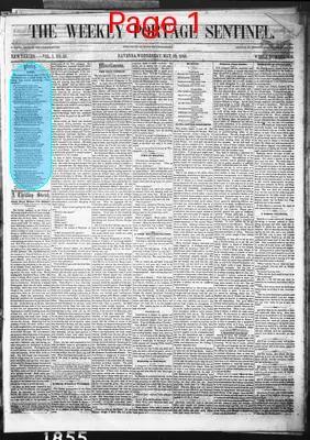 Page thumbnail for The Weekly Portage Sentinel