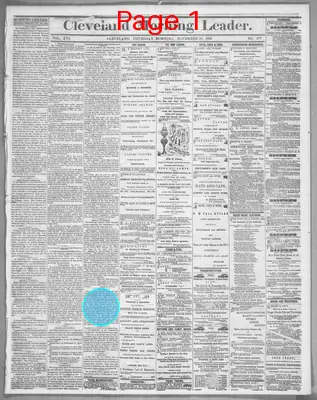 Page thumbnail for Cleveland Morning Leader