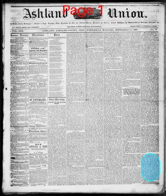 Page thumbnail for The Ashland Union