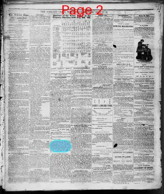 Page thumbnail for The Ashland Union
