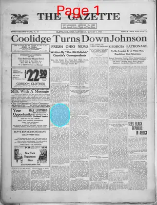 Page thumbnail for The Gazette