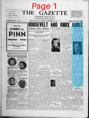 Page thumbnail for The Gazette
