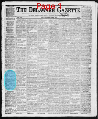 Page thumbnail for Delaware Gazette