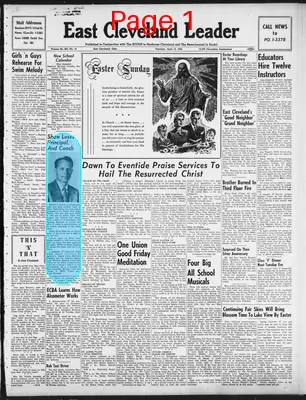 Page thumbnail for East Cleveland Leader