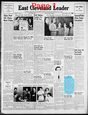 Page thumbnail for East Cleveland Leader