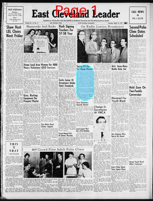 Page thumbnail for East Cleveland Leader