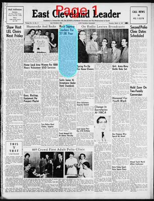 Page thumbnail for East Cleveland Leader