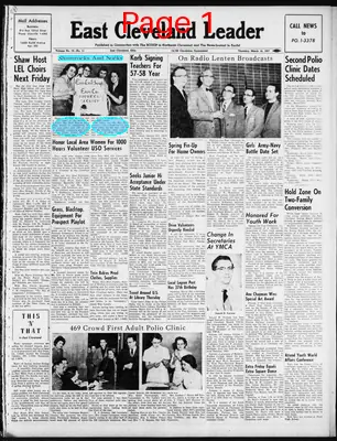 Page thumbnail for East Cleveland Leader