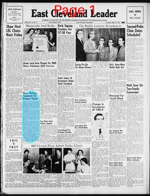 Page thumbnail for East Cleveland Leader
