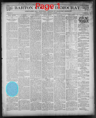 Page thumbnail for Barton County Democrat
