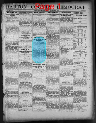 Page thumbnail for Barton County Democrat