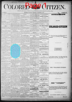 Page thumbnail for Colored Citizen