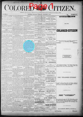 Page thumbnail for Colored Citizen