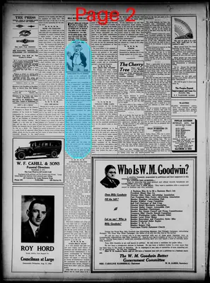 Page thumbnail for The Butler County Press