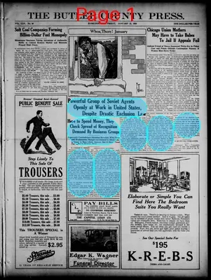 Page thumbnail for The Butler County Press