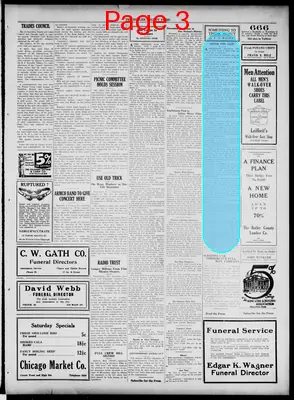 Page thumbnail for The Butler County Press