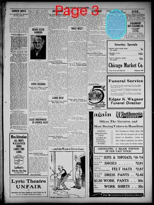 Page thumbnail for The Butler County Press