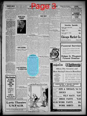 Page thumbnail for The Butler County Press