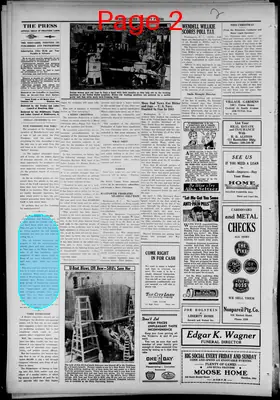 Page thumbnail for The Butler County Press