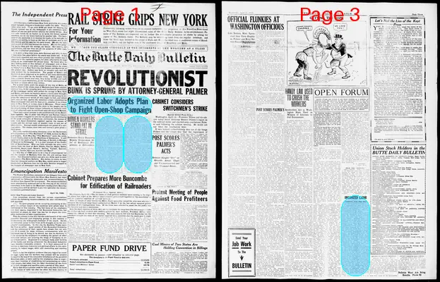Page thumbnail for The Butte Daily Bulletin