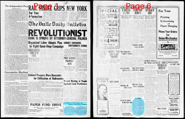 Page thumbnail for The Butte Daily Bulletin