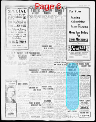 Page thumbnail for The Butte Daily Bulletin