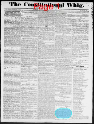 Page thumbnail for Constitutional Whig