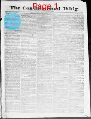 Page thumbnail for Constitutional Whig