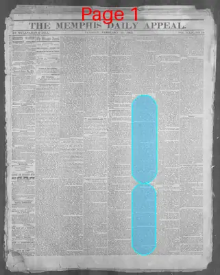 Page thumbnail for Memphis Daily Appeal