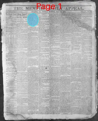 Page thumbnail for Memphis Daily Appeal