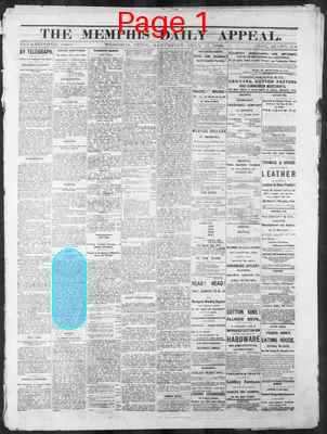 Page thumbnail for Memphis Daily Appeal