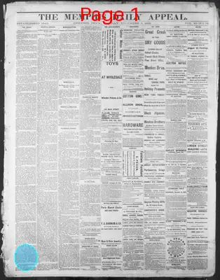 Page thumbnail for Memphis Daily Appeal