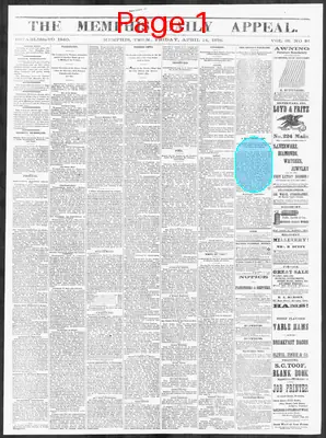 Page thumbnail for Memphis Daily Appeal
