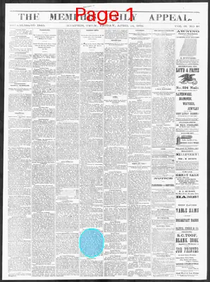 Page thumbnail for Memphis Daily Appeal