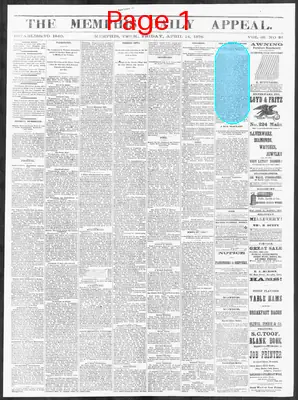 Page thumbnail for Memphis Daily Appeal