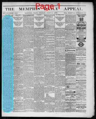 Page thumbnail for Memphis Daily Appeal