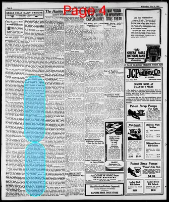 Page thumbnail for Great Falls Tribune
