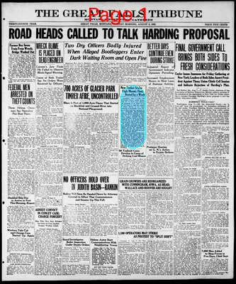 Page thumbnail for Great Falls Tribune