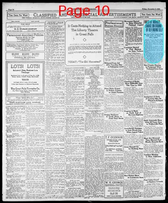 Page thumbnail for Great Falls Tribune