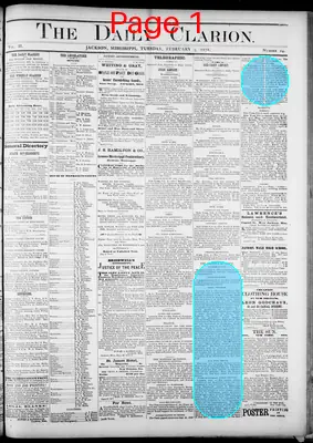 Page thumbnail for The Daily Clarion