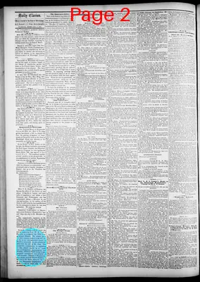 Page thumbnail for The Daily Clarion