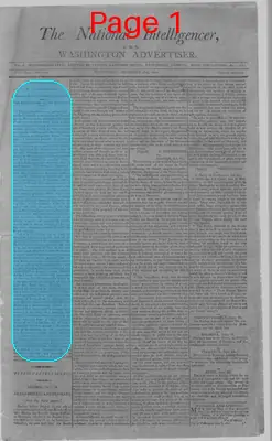 Page thumbnail for The National Intelligencer And Washington Advertiser