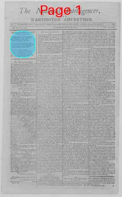Page thumbnail for The National Intelligencer And Washington Advertiser