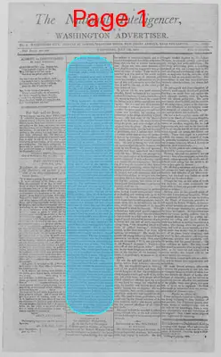 Page thumbnail for The National Intelligencer And Washington Advertiser