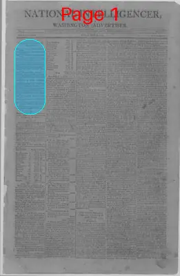 Page thumbnail for The National Intelligencer And Washington Advertiser