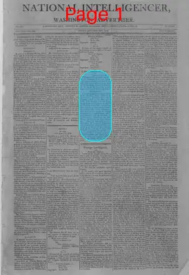 Page thumbnail for The National Intelligencer And Washington Advertiser