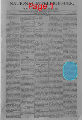 Page thumbnail for The National Intelligencer And Washington Advertiser