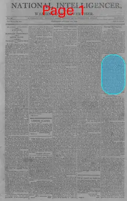 Page thumbnail for The National Intelligencer And Washington Advertiser